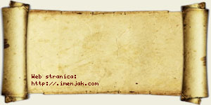 Miljana Jerinić vizit kartica